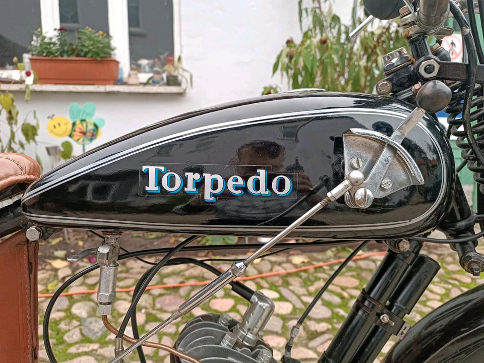 Motorrad "Torpedo" in Wittstock/Dosse