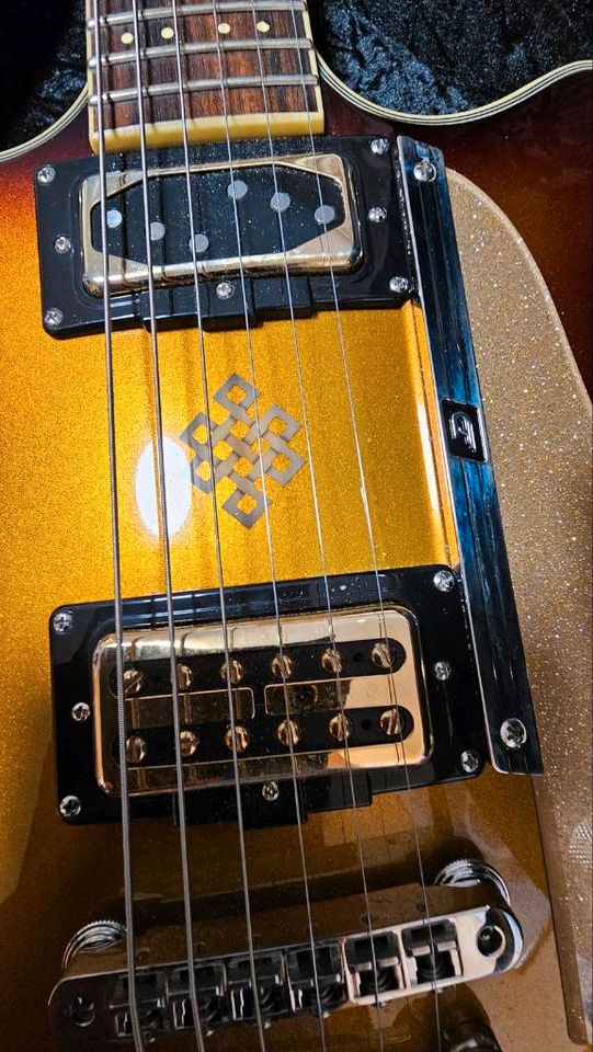 Duesenberg Alliance Joe Walsh Gold Burst E-Gitarre in Bonn