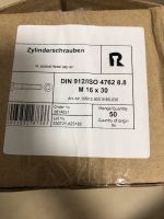 zylinderschrauben DIN 912/ ISO 4762 blank M 16x30 8.8 50stü Niedersachsen - Braunschweig Vorschau