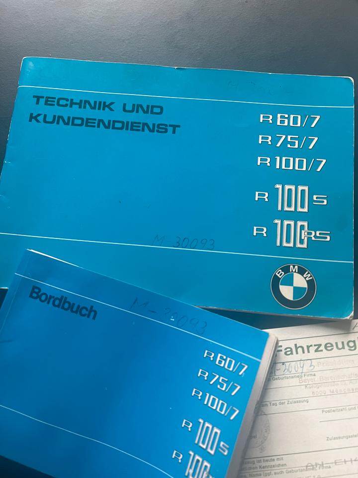 BMW R60/7 Polizei Motorrad Behörde / keine R80, R100, no Vespa in Bad Waldsee