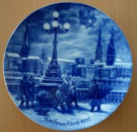 Weihnachtsteller Berlin Design Genuine Blue China Hamburg 1977 Rheinland-Pfalz - Kirchheimbolanden Vorschau