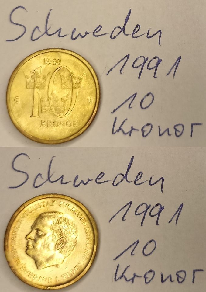 Ansammlung Münzen #3 - 7 Länder 12 Münzen in Königs Wusterhausen