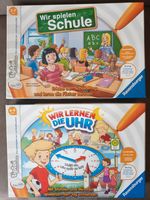 2x Tiptoi Spiele "Wir lernen die Uhr" & " Wir spielen Schule" Hessen - Bischoffen Vorschau