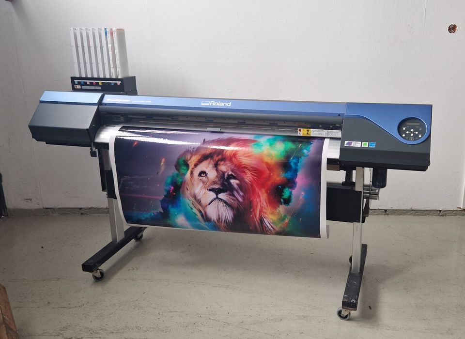 Roland VS-540 Eco-Solvent Print&Cut CMYKLcLm Digitaldrucker 137cm in Reken