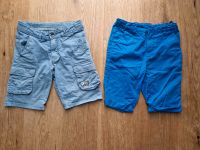 2 kurze Hosen Jungen Gr.  140 blau Kinder Sommer Kleidung Paket Bayern - Augsburg Vorschau