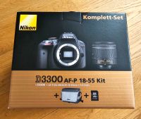 Nikon D3300 (Spiegelreflexkamera) mit Objektiv, SD-Karte, Tasche Berlin - Steglitz Vorschau