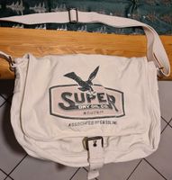 Superdry Tasche Umhängetasche groß Stoff Jute Creme weiß Essen - Altenessen Vorschau