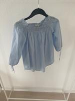 Bluse H&M Gr. 34/XS/S Blau weiß gesteift Offshoulder Baden-Württemberg - Künzelsau Vorschau