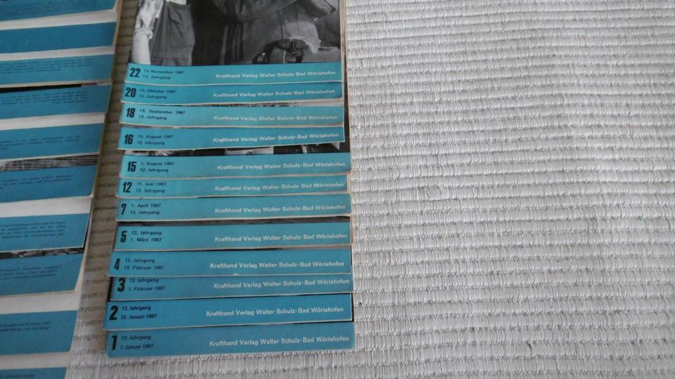 Krafthand Verlag Kraftfahrzeug-Kurier 1961 63 65 66 67 68 in Büttelborn