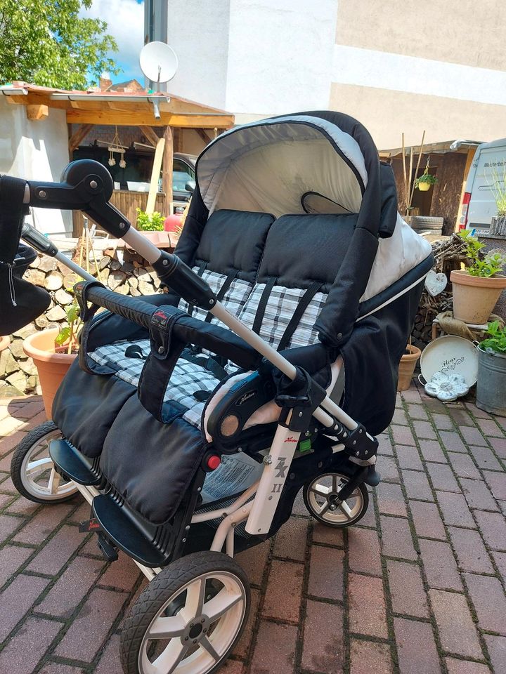 Zwillingsbuggy / -kinderwagen von Hartan in Vetschau