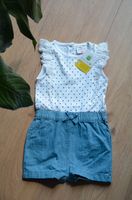 Overall gepunktet Jeansshorts neu Größe 80 von erstings family Rheinland-Pfalz - Wittgert Vorschau