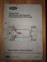 FORD ESCORT/ORION ABS FÜR FRONTGETRIEBENE FAHRZEUGE Bayern - Würzburg Vorschau