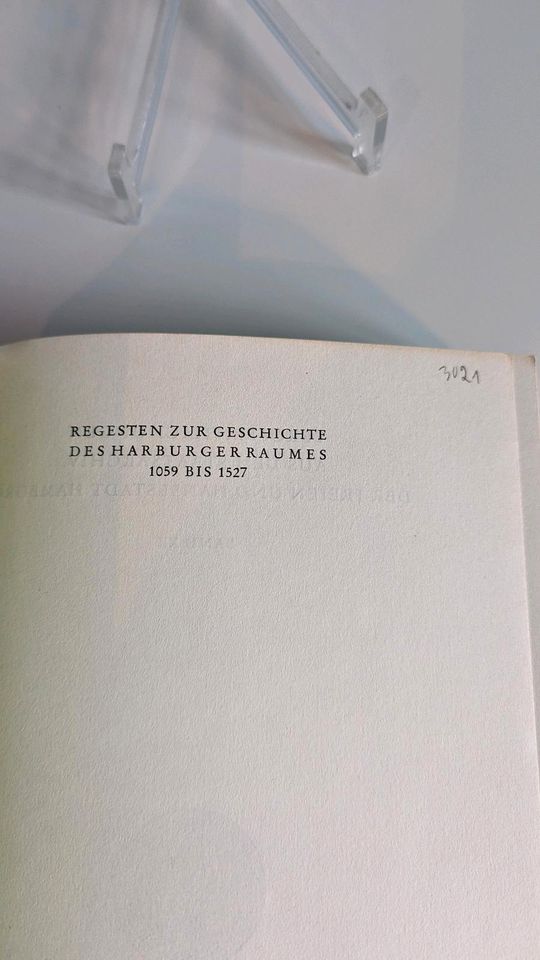 Regesten zur Geschichte des Harburger Raumes 1059 - 1527 in Hamburg