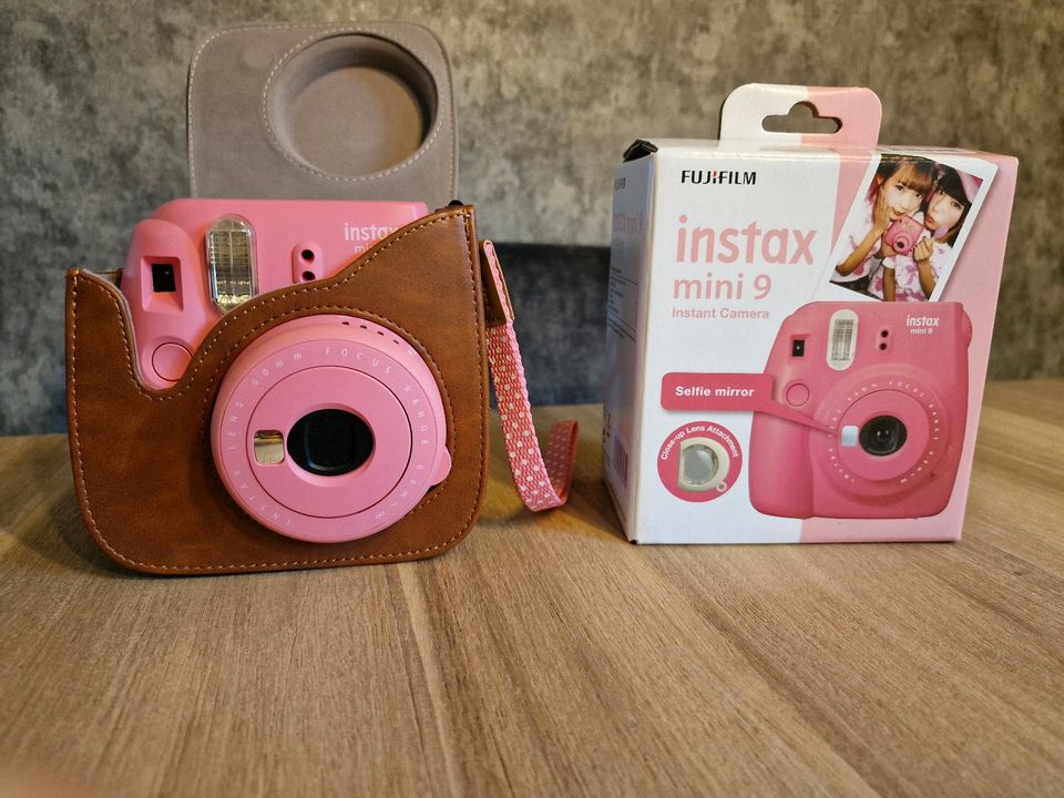 NEU! Sofortbildkamera Instax Mini 9 Rosa inkl. Film & Tasche in Marl