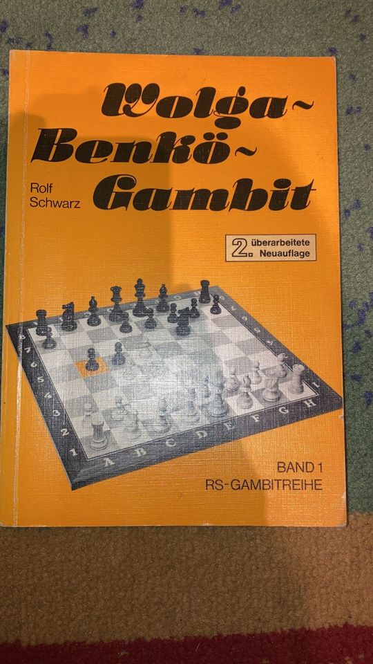 Biete: Schachbuch - Wolga-Benkö-Gambit (2. Auflage) in Mörlenbach