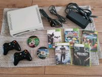 XBOX 360 White Version mit Controllern und Spielen Thüringen - Eisenach Vorschau