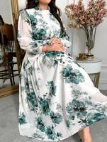 Sommerkleid mit grünen Blumen Niedersachsen - Stade Vorschau