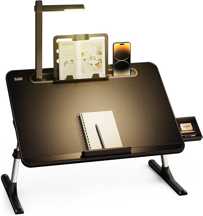 Multifunktionaler Laptoptisch mit LED-Lampe 60 x 40 x 25 cm in Bad Oldesloe