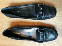 Wie neu / Prada Damenschuhe Gr. 38,5 schwarzes Leder München - Sendling-Westpark Vorschau