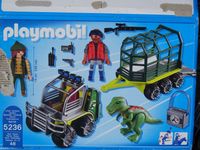 Playmobil Dinos 5236: Forscherfahrzeug mit Käfiganhänger Bayern - Allmannshofen Vorschau