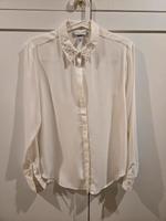 H&M Damen Bluse weiß creme Perlen Größe 38 Nordrhein-Westfalen - Bestwig Vorschau