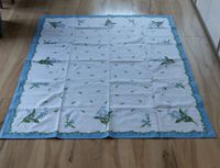 Tischdecke blau weiß Blumen Neu 155 x 120 cm Niedersachsen - Braunschweig Vorschau