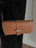 Handtasche Leder Cognac Wespe Gold Kette Clutch Boutique Rheinland-Pfalz - Bornheim Pfalz Vorschau