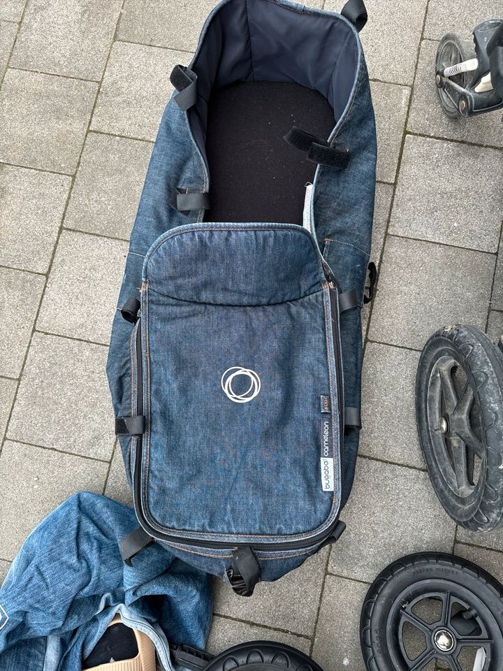 Bugaboo Cameleon 2 Kinderwagen Zubehör Jeans blaues Dach Buggy in Geisenfeld