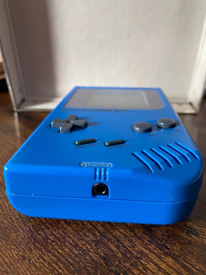 Nintendo GameBoy Classic Konsole blau (Blue Harry) gebr.+Tetris in Herzogenrath