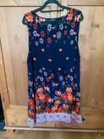 ❤️blaues Sommerkleid mit Blumenmuster Größe 46❤️ Niedersachsen - Quakenbrück Vorschau