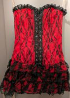 Kleid, Burlesque Corsagenkleid Moulin Rouge Stil, Größe S/M Niedersachsen - Upgant-Schott Vorschau