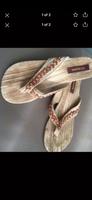 Damen Sandalen Handarbeit NP 100€ Hessen - Darmstadt Vorschau