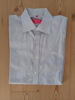 eterna Herren Businesshemd Kurzarm Gr. 39 (15 ½) grau-gestreift Brandenburg - Birkenwerder Vorschau