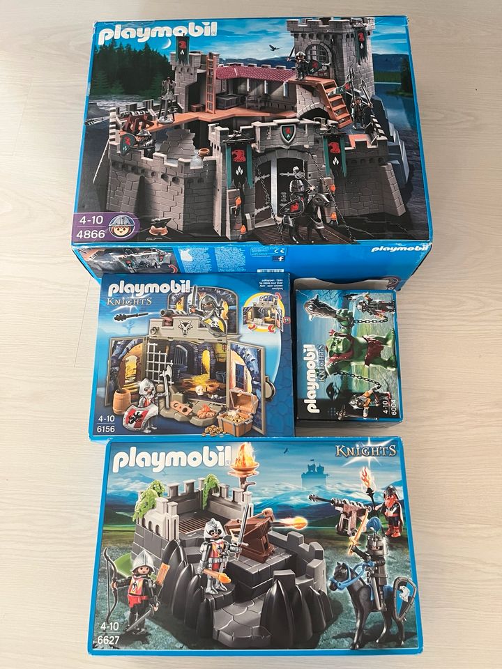 Playmobil SET KNIGHTS 4866 6004 6156 6627 Ritterburg Versand incl in Dietersheim