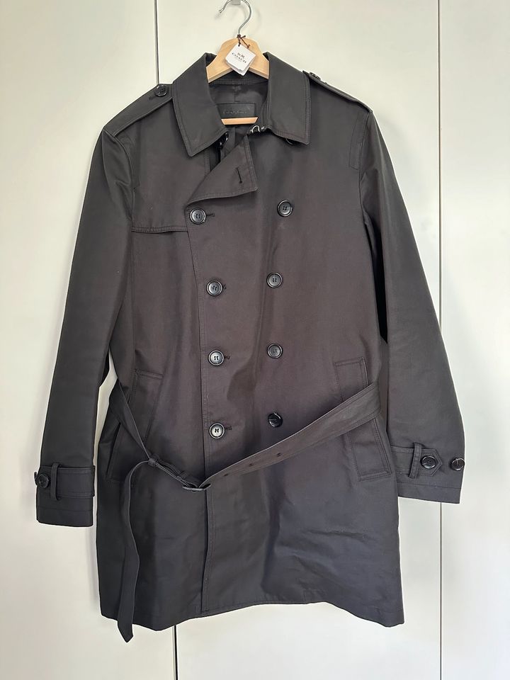 Coach New York Mantel Trenchcoat + Gürtel schwarz Herren Gr M / L in  Dresden - Striesen-Süd | eBay Kleinanzeigen ist jetzt Kleinanzeigen