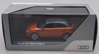 Audi A1 SPORTBACK / 1:43 / Samoa Orange/ OVP+ BOX + Audi Hologram Bayern - Ingolstadt Vorschau
