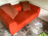 Orangenes Sofa zu verkaufen Bielefeld - Schildesche Vorschau