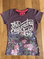 Superdry, vintage, t-Shirt, lila, Blumen, Gr. XS Niedersachsen - Langwedel Vorschau