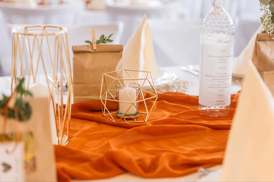 8 Tischläufer Terrakotta, Hochzeit/Geburtstag/Feier in Hofbieber