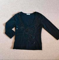 Comma  Edles Oberteil mit 3/4 Arm  Gr. M 38  Schwarz mit Paillett Niedersachsen - Celle Vorschau
