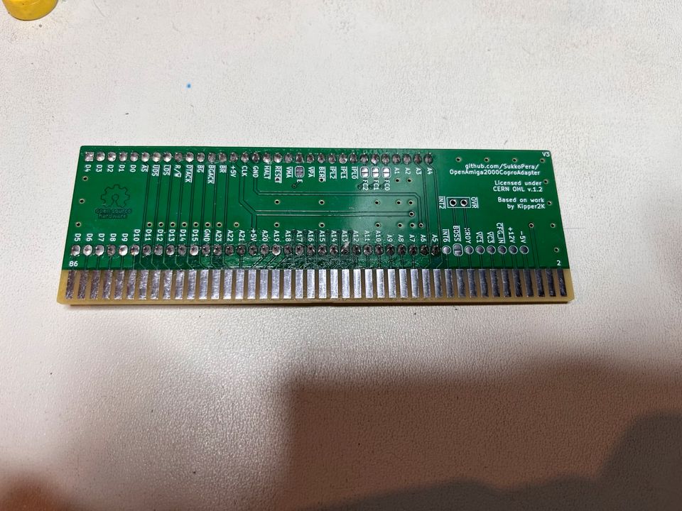 Amiga 2000 CPU Adapterplatine für Zorro Bus in Schwabmünchen