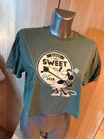 Disney Mickey Maus Shirt Tshirt Hemd Polo Crop Top Grün M Brandenburg - Zossen Vorschau