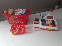 Einkaufsladenkorb mit viele Waren und Kasse mit Geräusche und Spi Nordrhein-Westfalen - Hörstel Vorschau