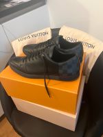 Louis Vuitton Black Leather Damier Line Up Low-top Sneakers Schleswig-Holstein - Norderstedt Vorschau