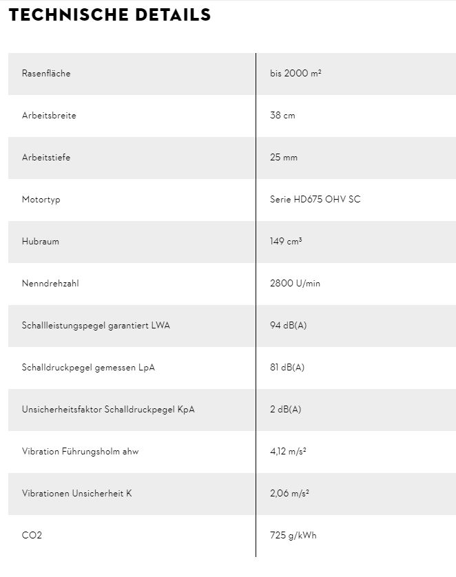 Stihl RL 540 Vertikutierer -Angebotspreis in Bad Zwischenahn