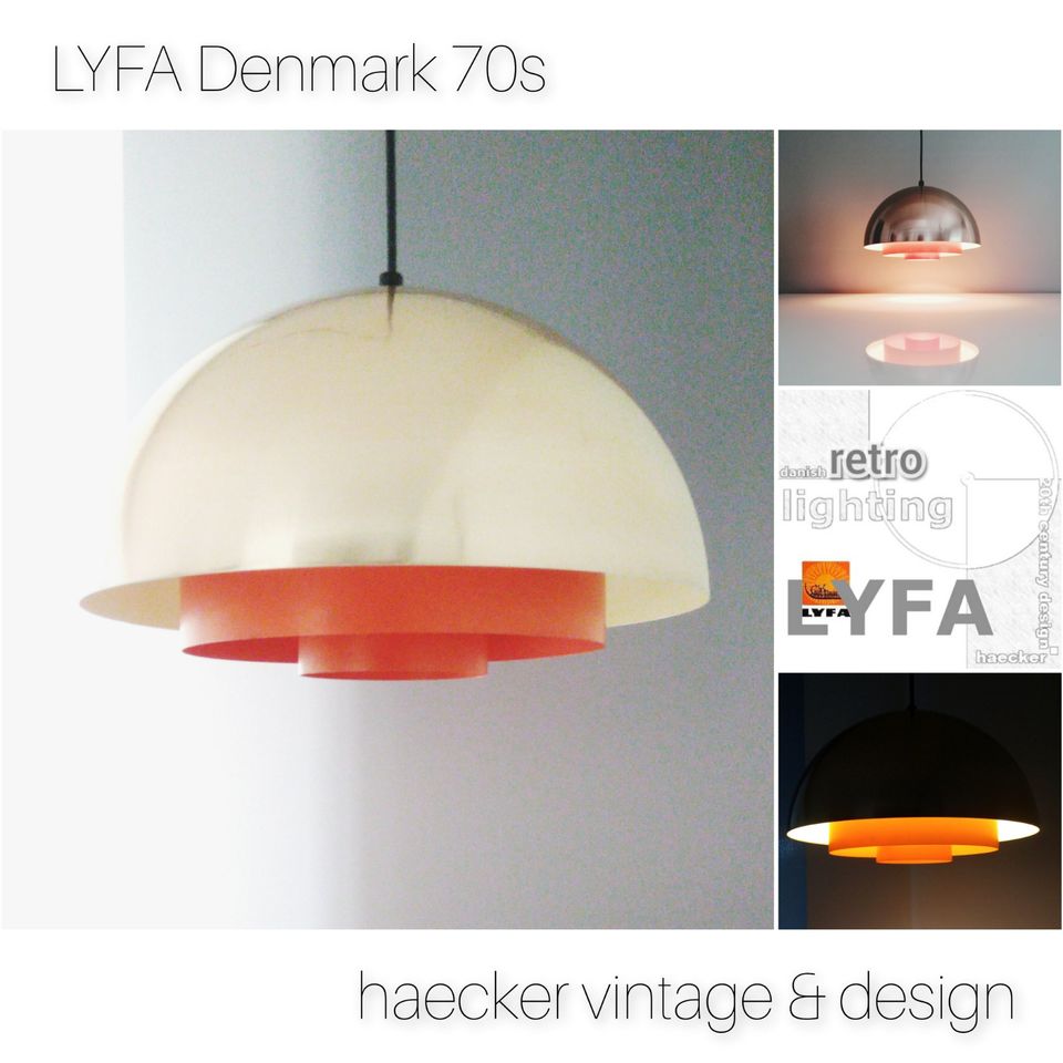 Lampe Dänemark danish design LFYA zu mid century poulsen  70er in Frankfurt am Main