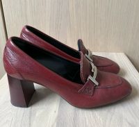 Tod’s Heel Loafer – Damenschuhe – mit Absatz – burgundy – Gr. 38 Bayern - Erlangen Vorschau