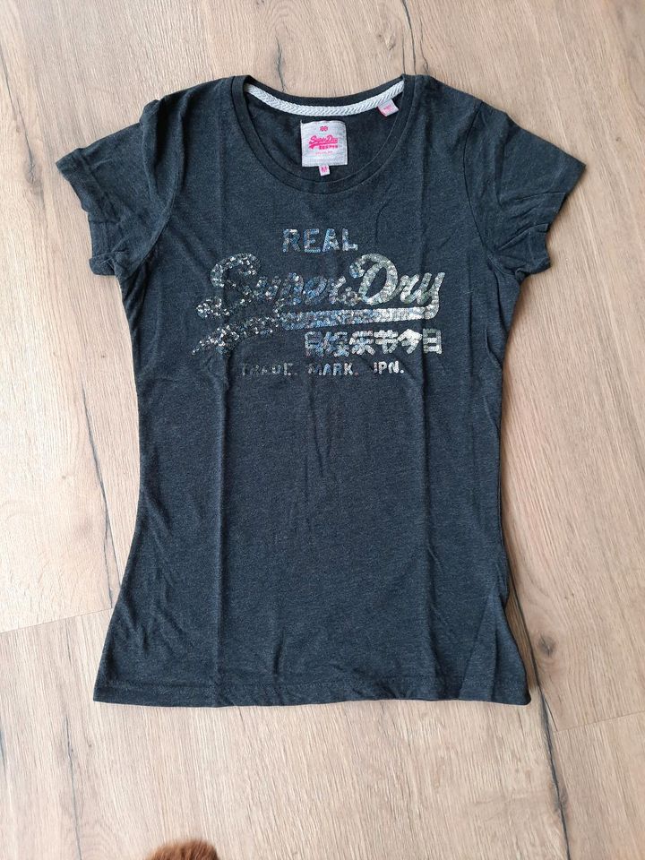 Super Dry T-Shirt, Gr. M, anthrazit in Nieheim