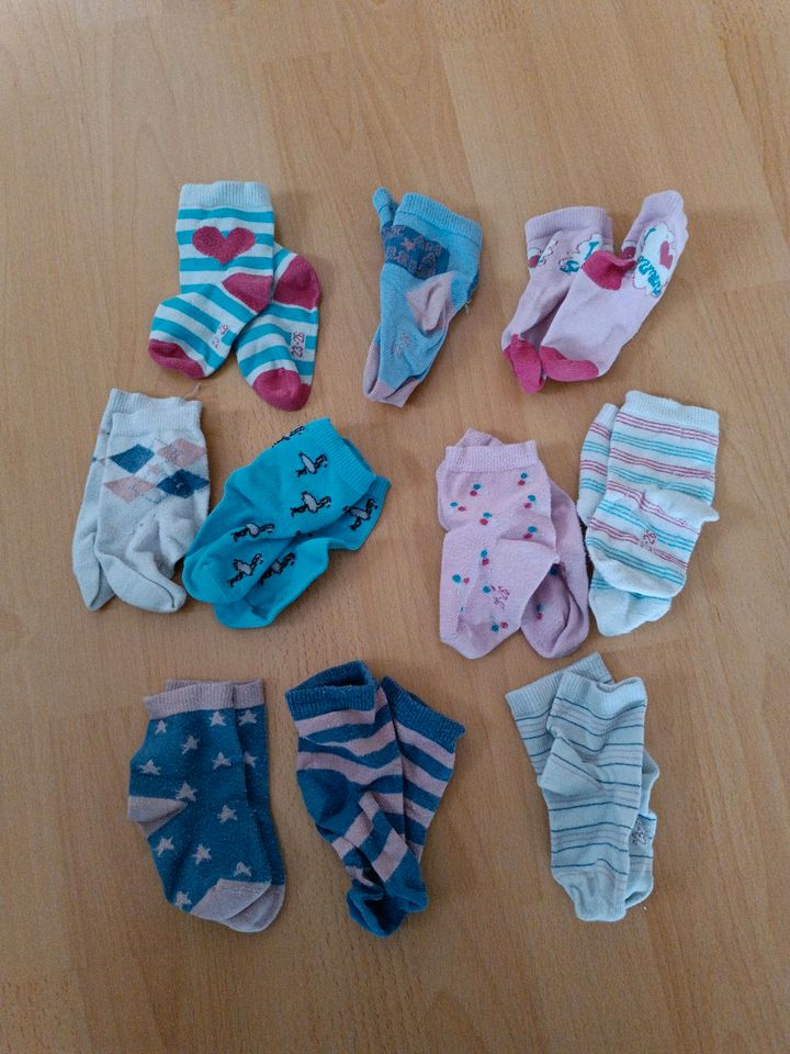 Paket 10 Paar Socken Mädchen 23-26 in Markt Schwaben