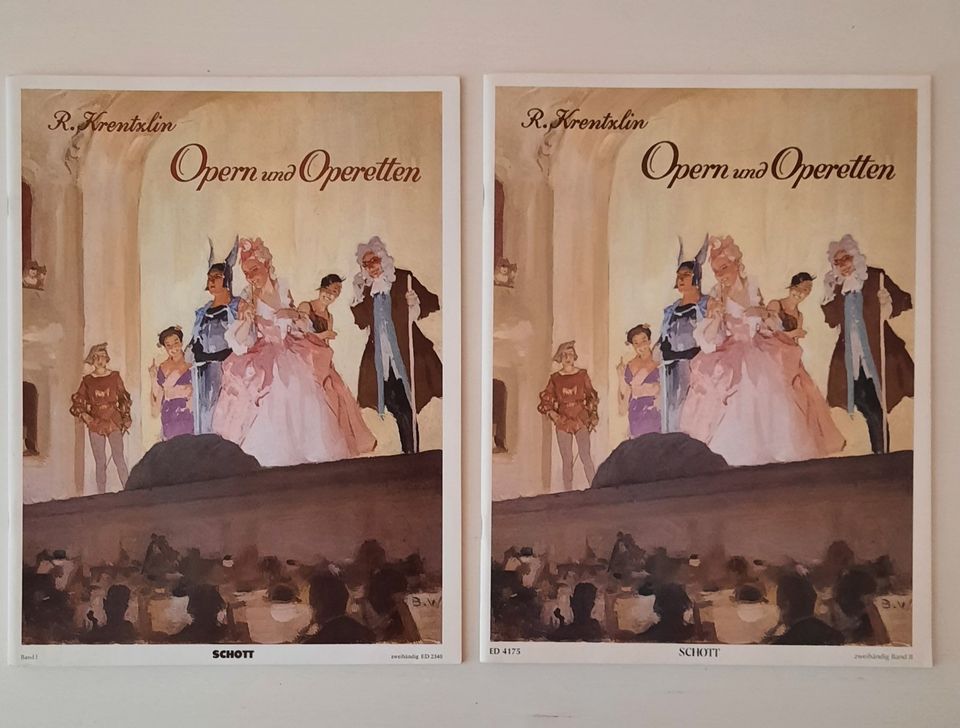 Klaviernoten „Opern und Operetten“ Bd. I und II  - Noten Klavier in Achim